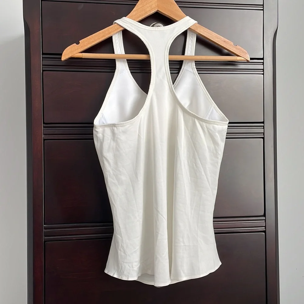 Nike Womens Premier Maria Sharapova Tank - Ivory/Hyper Punch Size S - Picture 2 of 6